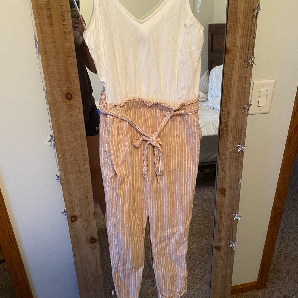 Yellow and White Jumper